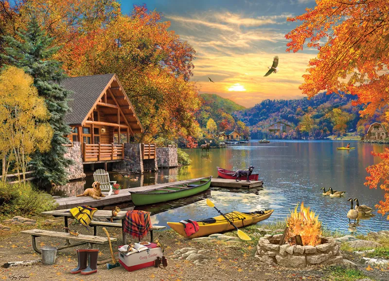 Rückzugsort am See