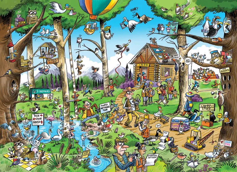 DoodleTown: Paradies für Vogelbeobachter