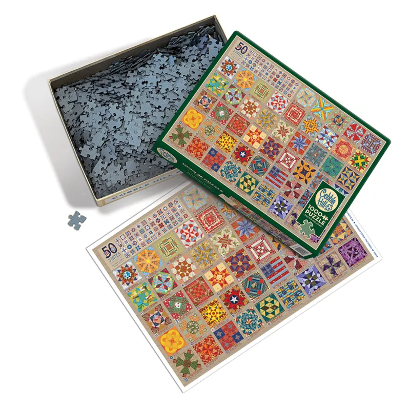50 Staaten Quilt Blöcke - Random Cut