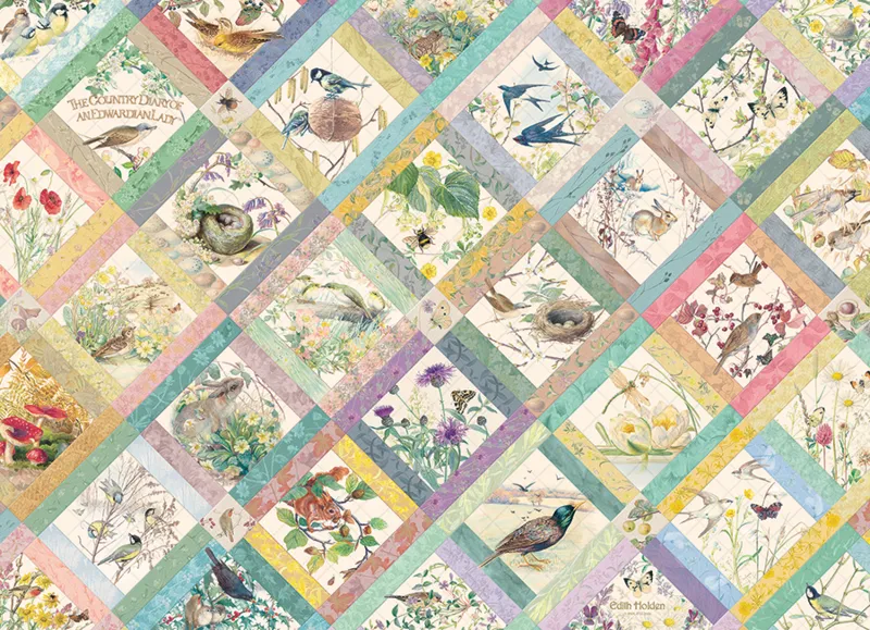 Landtagebuch Quilt - Random Cut