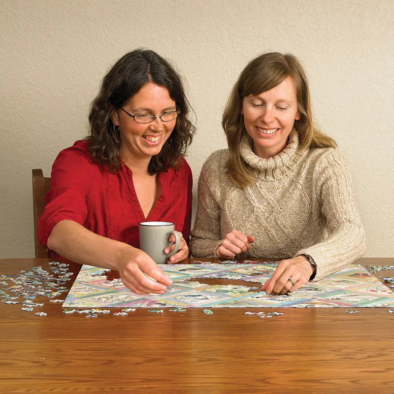 Landtagebuch Quilt - Random Cut