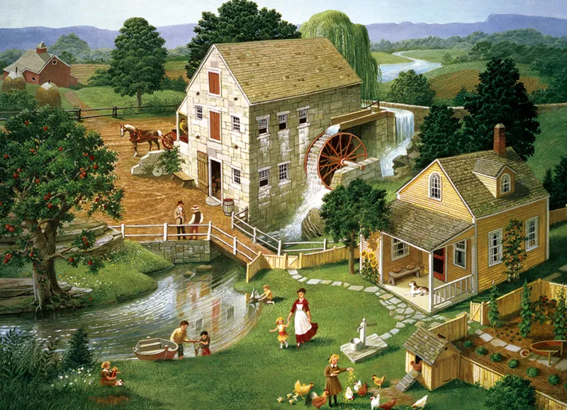 Vier-Sterne-Mühle - Random Cut