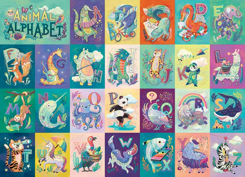 Tierisches Alphabet - Family Pieces