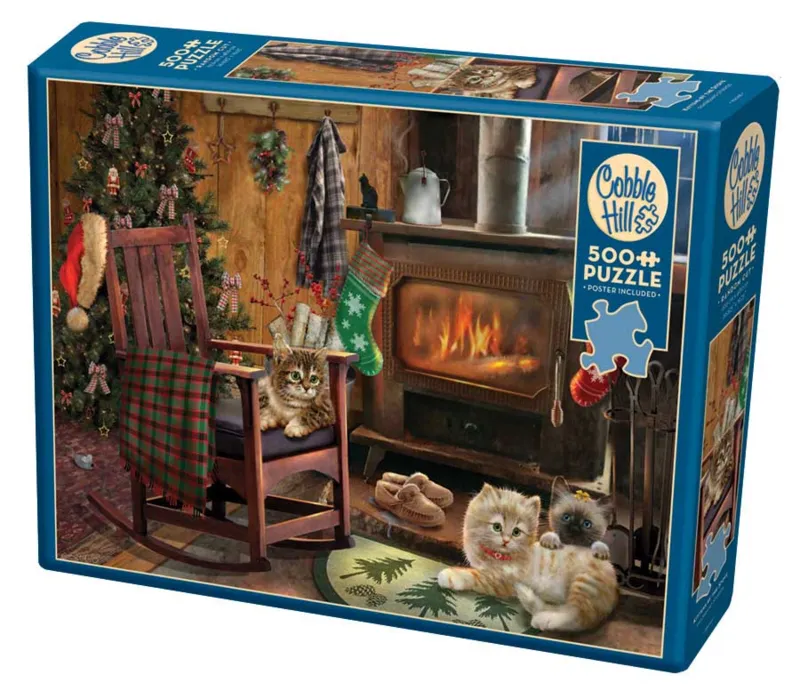 XXL Teile - Kittens by the Stove