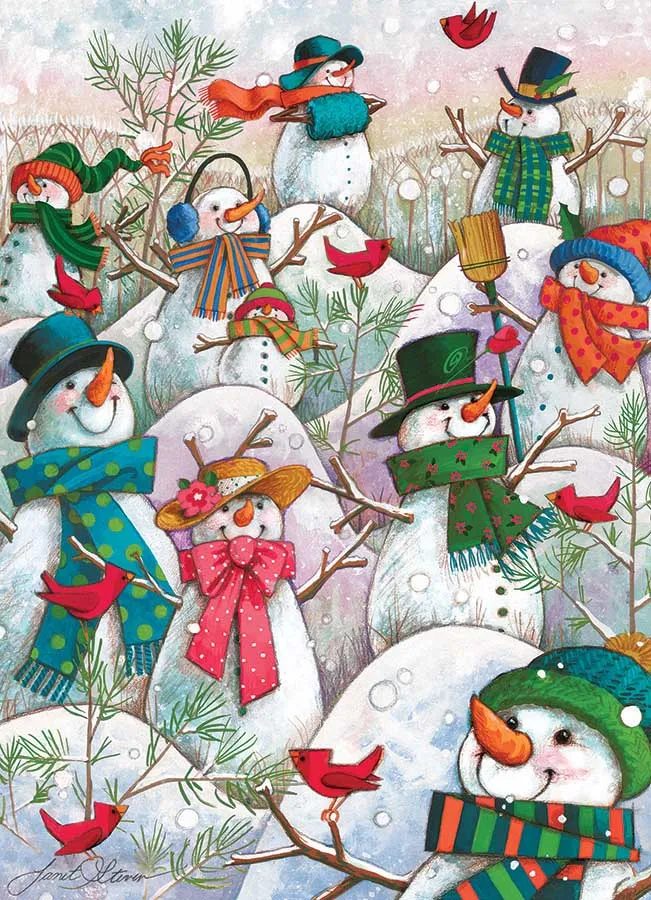 XXL Teile - Hill of a Lot of Snowmen
