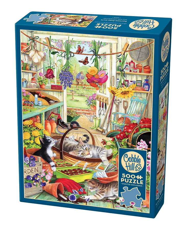XXL Teile - Blumenschuppen Katzen - Random Cut