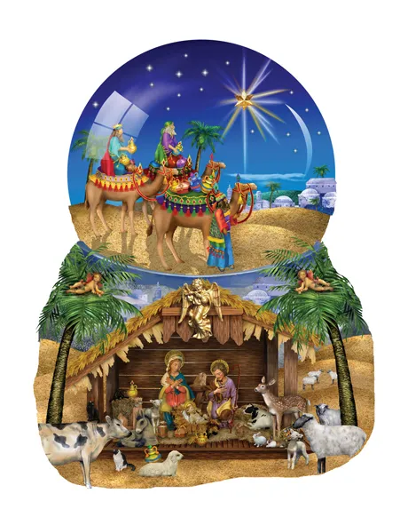 Der Stern von Bethlehem - Formpuzzle