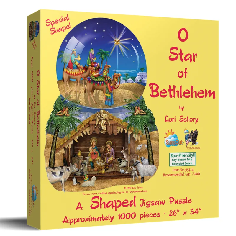 Der Stern von Bethlehem - Formpuzzle
