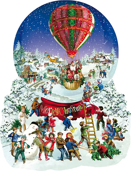 Old Fashioned Snow Globe - Formpuzzle