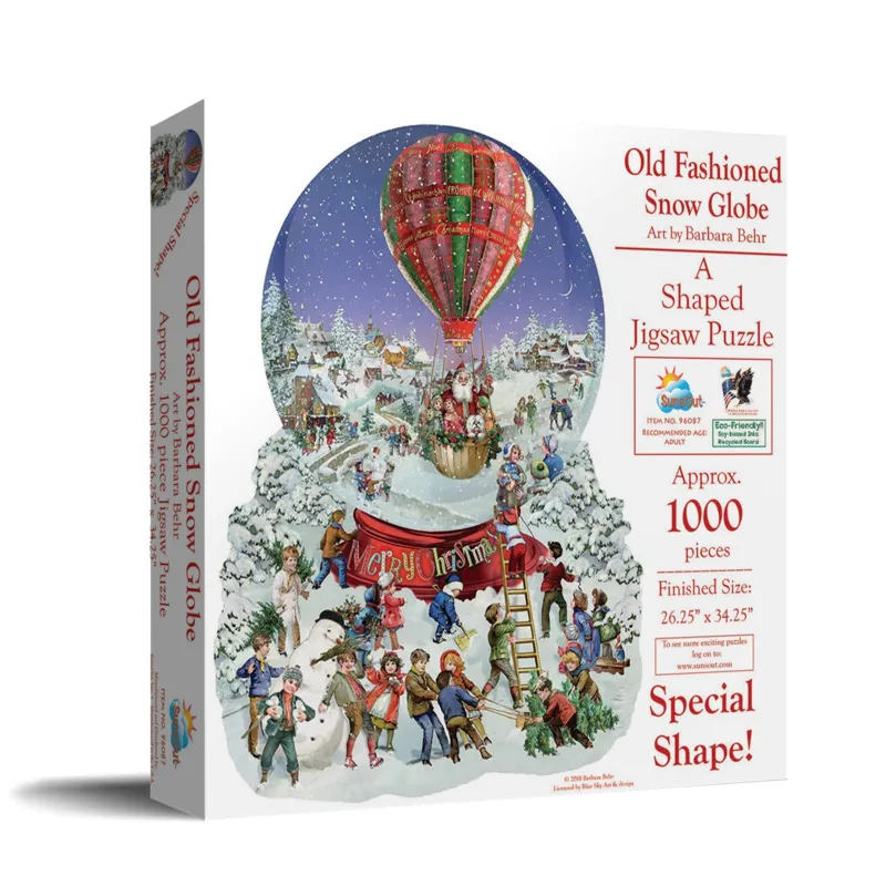 Old Fashioned Snow Globe - Formpuzzle