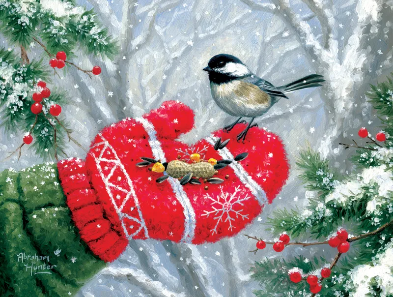 Winterliche Begegnung