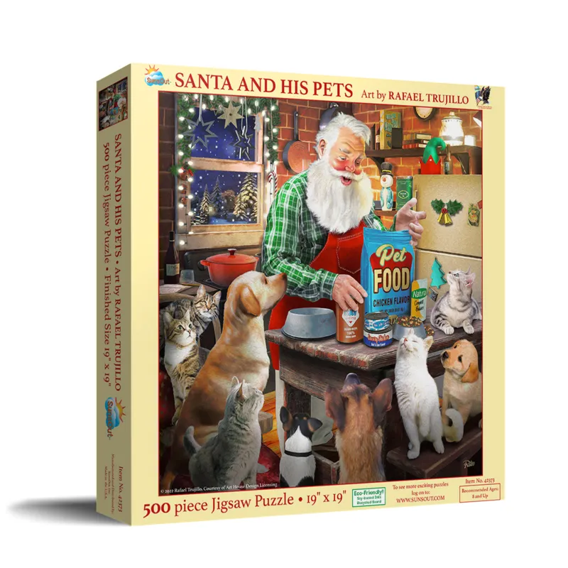 XXL Teile - Santa and His Pets