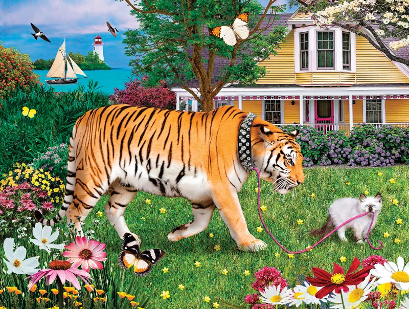 Der Tiger-Spaziergang
