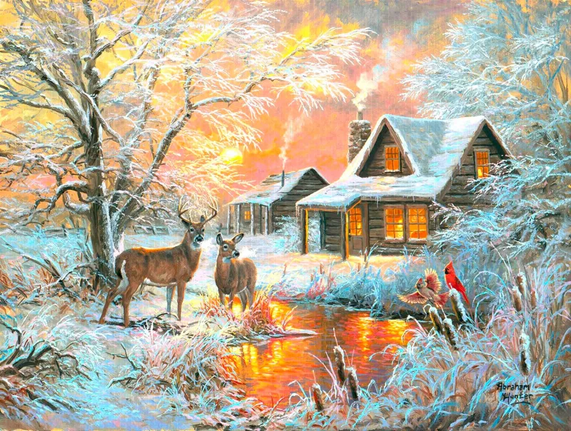 Frostiges Leuchten