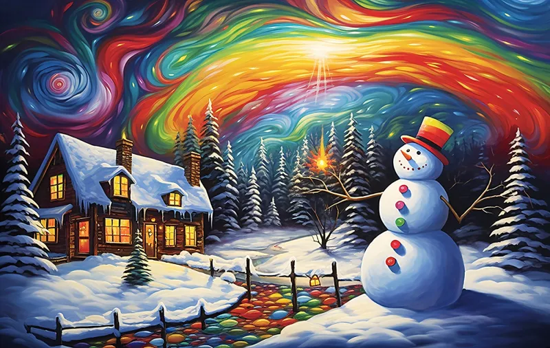 Bunte Weihnachten