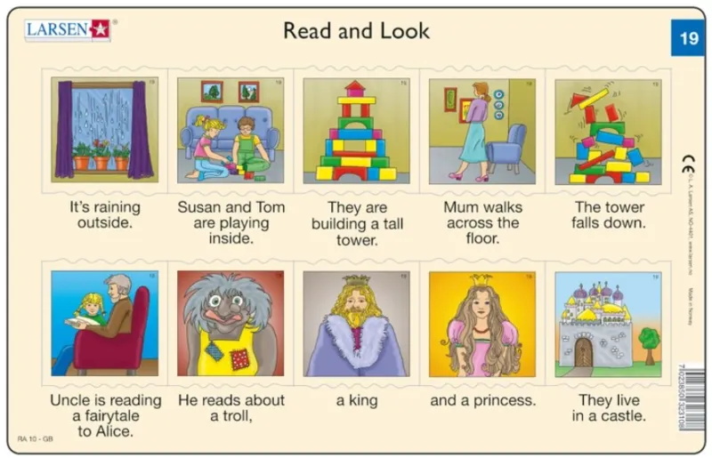 Rahmenpuzzle - Read and Look 19-20 (auf Englisch)
