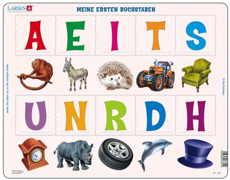 Rahmenpuzzle - Meine ersten Buchstaben