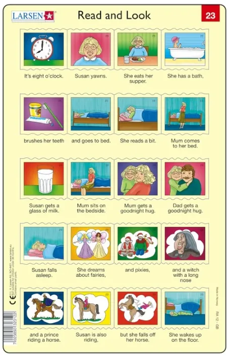 Rahmenpuzzle - Read and Look 23-24 (auf Englisch)