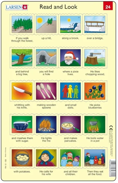 Rahmenpuzzle - Read and Look 23-24 (auf Englisch)