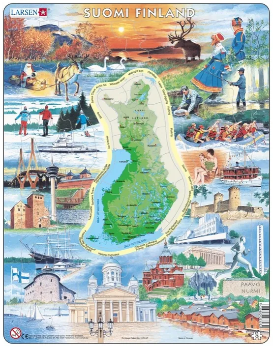 Rahmenpuzzle - Eine Reise durch Finnland