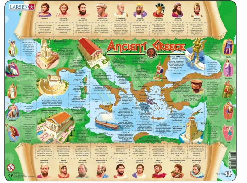 Rahmenpuzzle - Ancient Greece (auf Englisch)
