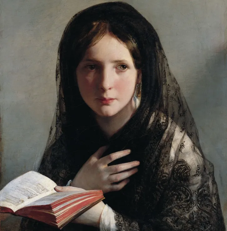 Friedrich von Amerling: In Träumen versunken, 1835