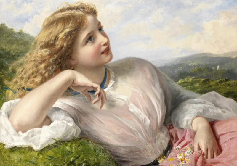 Sophie Gengembre Anderson: The Song of the Lark, 1903