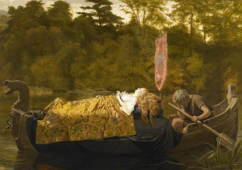 Sophie Gengembre Anderson: Elaine, 1870