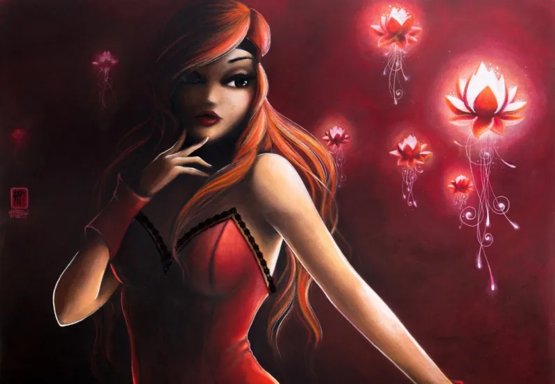 Red Light Flower