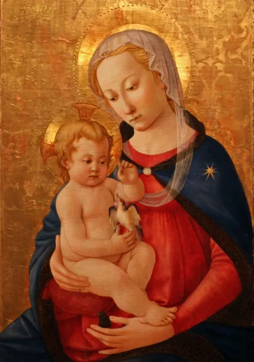 Master of the Castello Nativity: La Vierge et l'Enfant, 1460