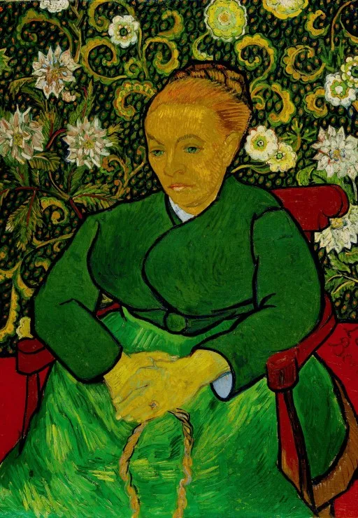 Van Gogh - La Berceuse (portrait of Madame Roulin), 1888