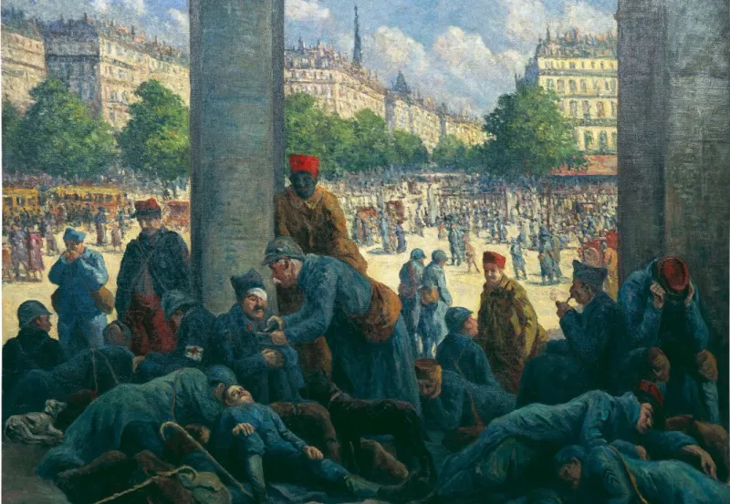 Maximilien Luce - Gare de l'Est, 1917