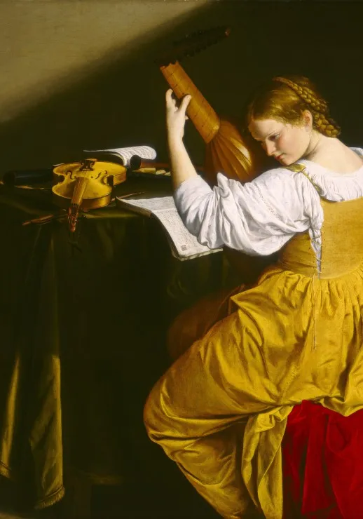 Orazio Gentileschi: The Lute Player, 1612/1620