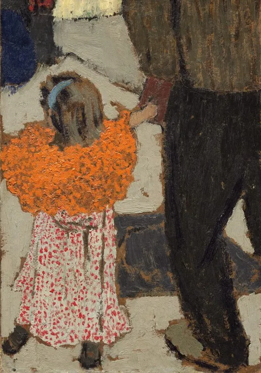 Edouard Vuillard: Child Wearing a Red Scarf, 1891