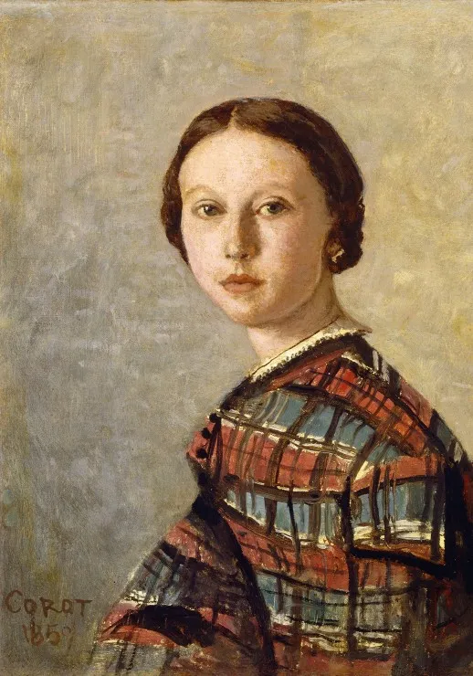 Jean-Baptiste-Camille Corot: Portrait of a Young Girl, 1859