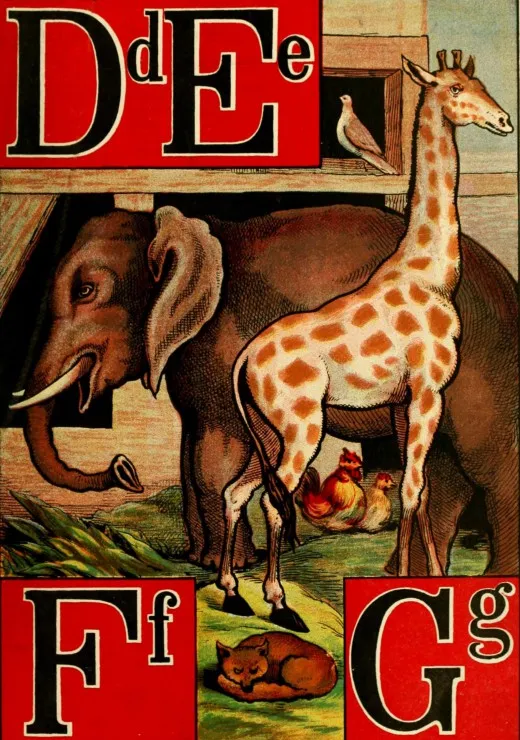 McLoughlin Bros: The Ark alphabet, 1868