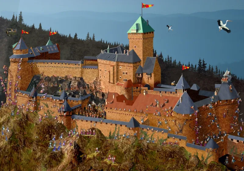 Haut-Koenigsbourg Schloss