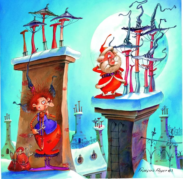 François Ruyer - Die Hexe und der Weihnachtsmann