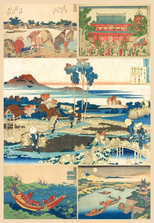 Die Holzschnitte von Hokusai