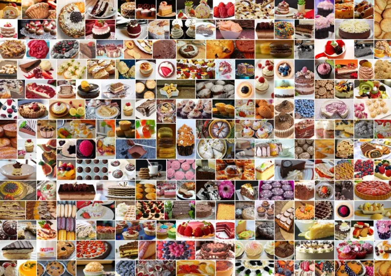 Collage - Kuchen
