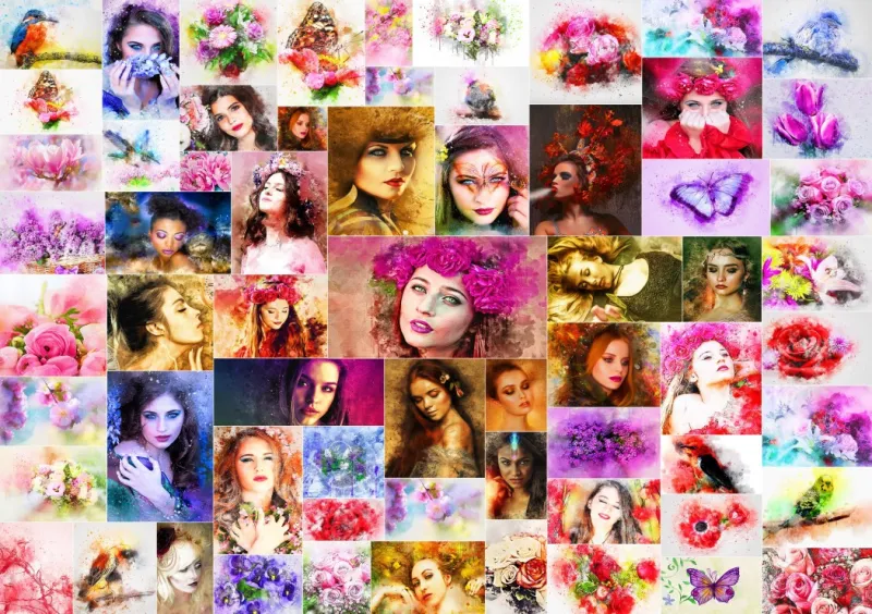 Collage - Frauen