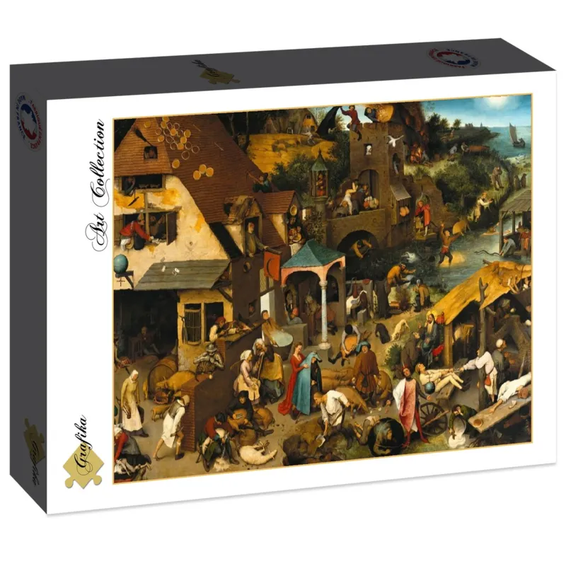 Brueghel Pieter: Die niederländischen Sprichwörter, 1559