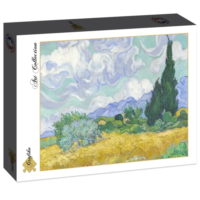 Van Gogh Vincent: Champ de Blé avec Cyprès, 1899