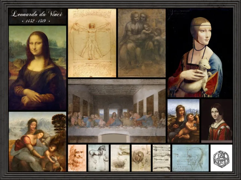 Leonardo da Vinci - Collage