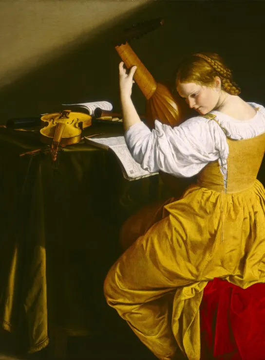 Orazio Gentileschi: The Lute Player, 1612/1620