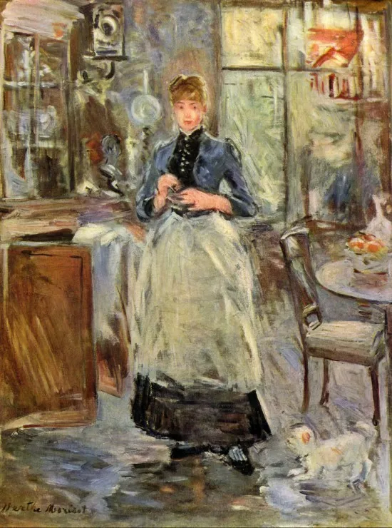Berthe Morisot: Dans la Salle à Manger, 1875
