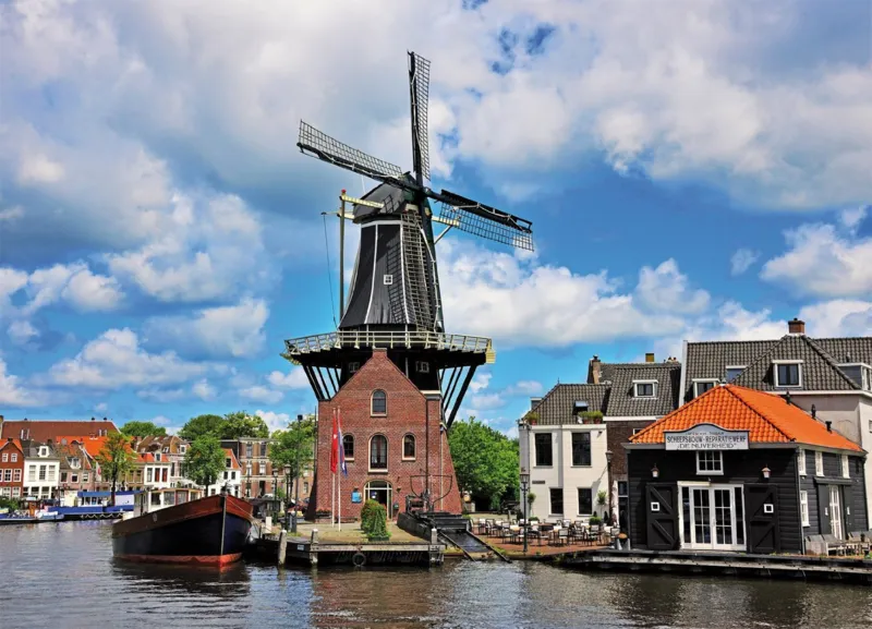 Spaarne River Haarlem - Die Niederlande