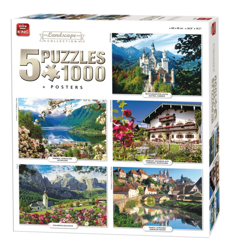 5 Puzzles - Landscape Collection