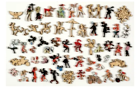 Laser-Puzzle aus Holz - Foire de Paris