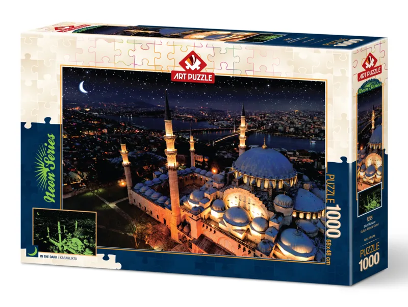 Puzzle Neon - Blaue Moschee